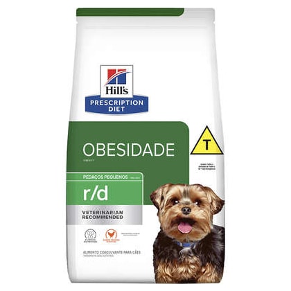 Ração Seca Hill's Prescription Diet R/D Obesidade Pedaços Pequenos para Cães Adultos que Necessitem Reduzir o Peso