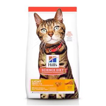 Ração Seca Hill's Science Diet Light para Gatos Adultos