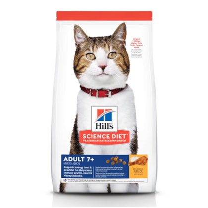 Ração Seca Hill's Science Diet para Gatos Adultos 7+