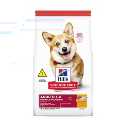 Ração Seca Hill's Science Diet Pedaços Pequenos para Cães Adultos