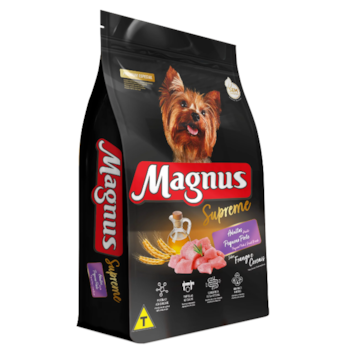 Ração Seca Magnus Premium Especial Supreme Cães Adultos Pequeno Porte Sabor Frango e Cereais 1kg