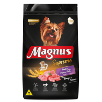 Ração Seca Magnus Premium Especial Supreme Cães Adultos Pequeno Porte Sabor Frango e Cereais 1kg