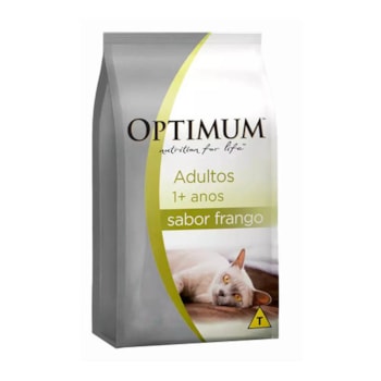 Ração Seca Optimum Frango para Gatos Adultos