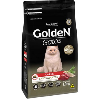 Ração Seca Premier Pet Golden Carne Gatos Adultos