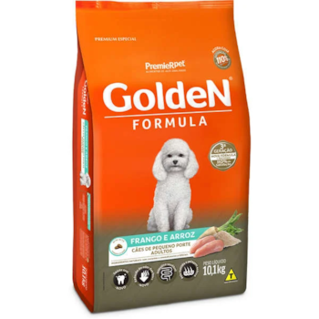 Ração Seca Premier Pet Golden Formula para Cães de Raças Pequenas Sabor Frango e Arroz