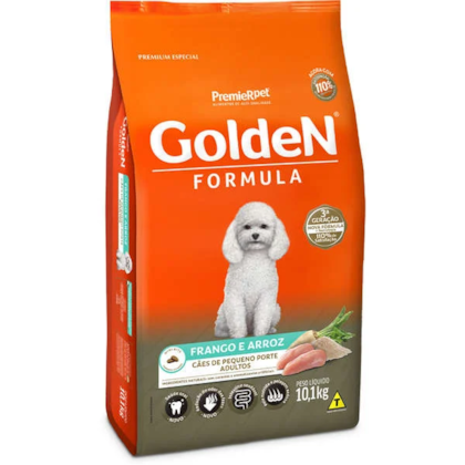 Ração Seca Premier Pet Golden Formula para Cães de Raças Pequenas Sabor Frango e Arroz