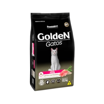 Ração Seca Premier Pet Golden Gato Castrado Peixe