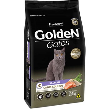 Ração Seca Premier Pet Golden Salmão Gatos Adultos
