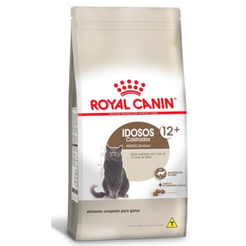 Ração Seca Royal Canin Castrados 12+ para Gatos Adultos Castrados Acima de 12 anos