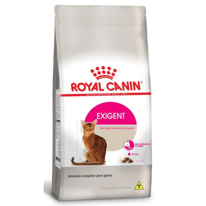 Ração Seca Royal Canin Exigent para Gatos Adultos com Paladar Exigente