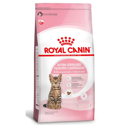 Ração Seca Royal Canin Filhotes Castrados para Gatos Filhotes Castrados de 6 a 12 meses