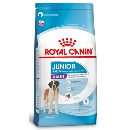 Ração Seca Royal Canin Giant Junior para Cães Gigantes Filhotes de 8 a 18/24 Meses de Idade