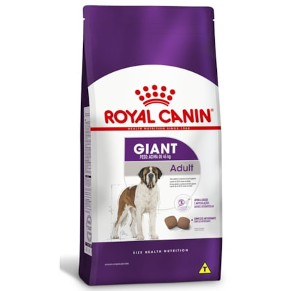 Ração Seca Royal Canin Giant para Cães Adultos ou Idosos de Raças Gigantes