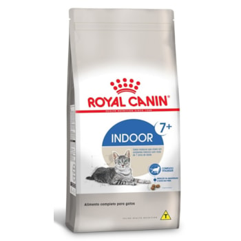 Ração Seca Royal Canin Indoor 7 + para Gatos Adultos Acima de 7 anos