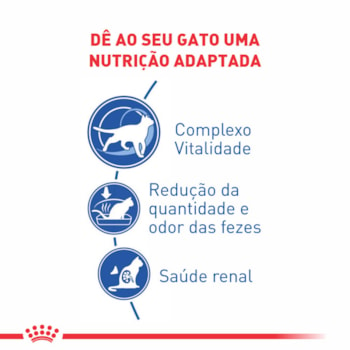 Ração Seca Royal Canin Indoor 7 + para Gatos Adultos Acima de 7 anos