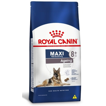 Ração Seca Royal Canin Maxi Ageing 8+ para Cães Idosos de Porte Grande com 8 Anos ou mais