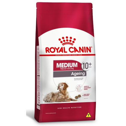 Ração Seca Royal Canin Medium Ageing 10 + para Cães Idosos de Porte Médio com 10 Anos ou mais