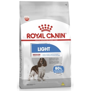 Ração Seca Royal Canin Medium Light para Cães Adultos ou Idosos de Porte Médio com Tendência à Obesidade