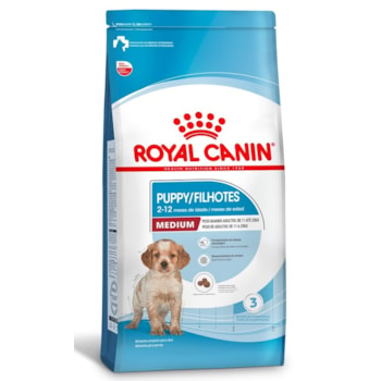 Ração Seca Royal Canin Medium Puppy para Cães Filhotes de Porte Médio