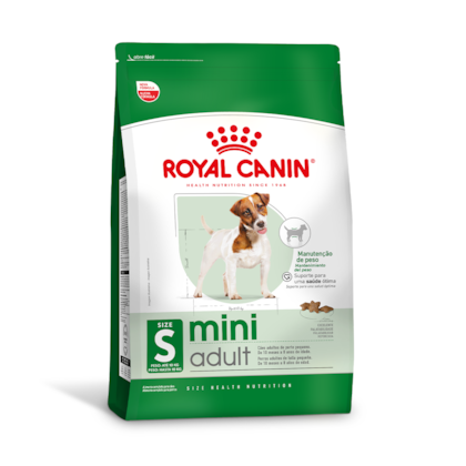 Ração Seca Royal Canin Mini Adult para Cães Adultos de Porte Pequeno