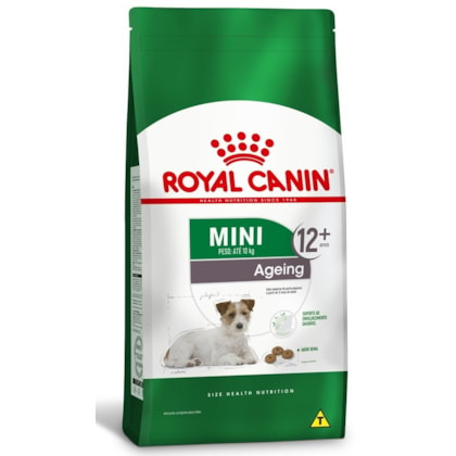 Ração Seca Royal Canin Mini Ageing 12+ para Cães Idosos de Porte Pequeno com 12 Anos ou mais