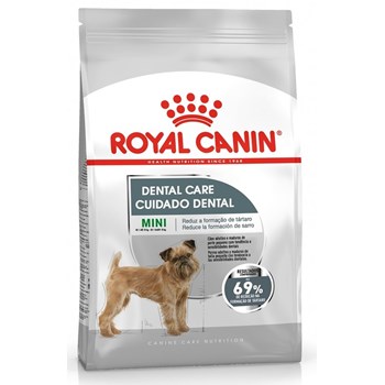 Ração Seca Royal Canin Mini Cuidado Dental para Cães Adultos de Porte Pequeno