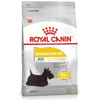 Ração Seca Royal Canin Mini Dermacomfort para Cães Adultos ou Idosos de Porte Pequeno