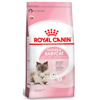 Ração Seca Royal Canin Mother & Babycat para Gatas gestantes/lactantes e Gatos Filhotes de 1 a 4 Meses de Idade