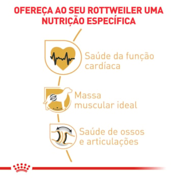 Ração Seca Royal Canin para Cães Adultos da Raça Rottweiler Ração Seca Royal Canin para Cães Adultos da Raça Rottweiler
