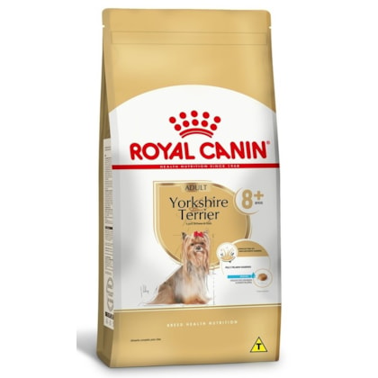 Ração Seca Royal Canin para Cães Adultos da Raça Yorkshire com 8 Anos ou mais