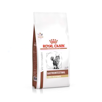 Ração Seca Royal Canin Veterinary Diet Gastrointestinal Fibre Response para Gatos Adultos - 1,5 kg
