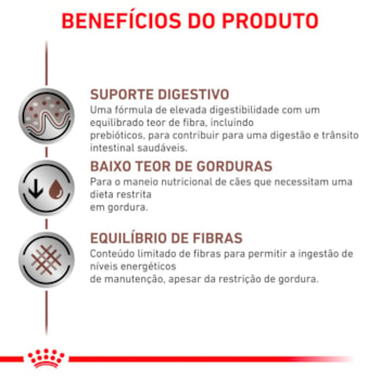 Ração Seca Royal Canin Veterinary Diet Gastrointestinal Low Fat para Cães Adultos de Pequeno Porte