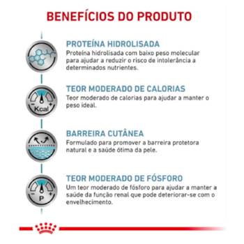 Ração Seca Royal Canin Veterinary Diet Hypoallergenic Moderate Calorie para Cães Adultos com Sensibilidades Alimentares