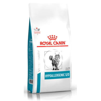 Ração Seca Royal Canin Veterinary Diet Hypoallergenic para Gatos com Sensibilidades Alimentares