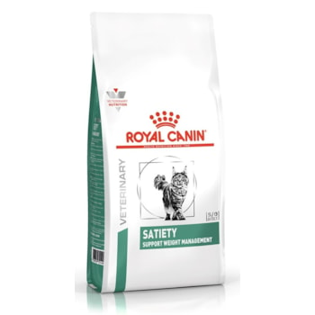 Ração Seca Royal Canin Veterinary Diet Satiety para Gatos Com Excesso de Peso