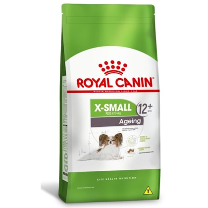 Ração Seca Royal Canin X-Small Ageing 12+ para Cães Adultos e Idosos de Porte Miniatura com 12 Anos ou mais