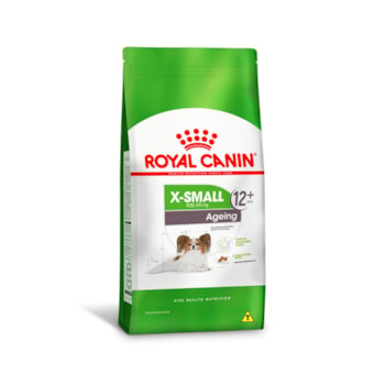 Ração Seca Royal Canin X-Small Ageing 12+ para Cães Adultos e Idosos de Porte Miniatura com 12 Anos ou mais