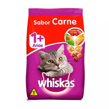 Ração Seca Whiskas Carne para Gatos Adultos 10,1kg