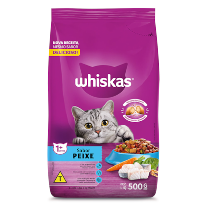 Ração Seca Whiskas Peixe para Gatos Adultos 10,1kg