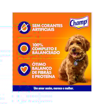 Ração Úmida Champ Sachê para Cães Adultos Sabor Frango 85g