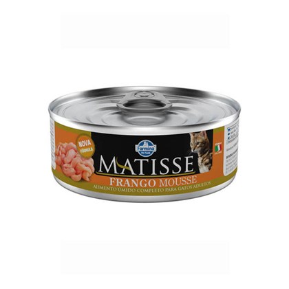 Ração Úmida Farmina Matisse sabor Mousse de Frango para Gatos - 85g
