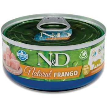 Ração Úmida Farmina N&D Natural Frango para Gatos Adultos