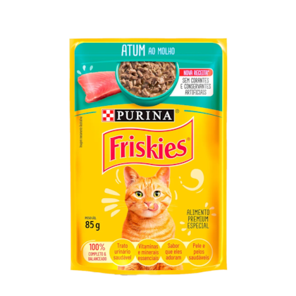 Ração Úmida Friskies Sachê Atum ao Molho