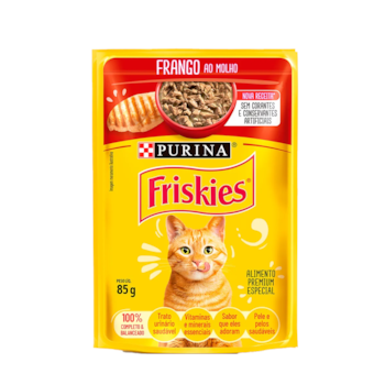 Ração Úmida Friskies Sachê Frango ao Molho