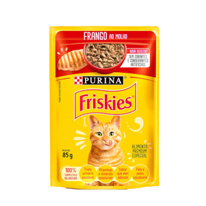 Ração Úmida Friskies Sachê Frango ao Molho