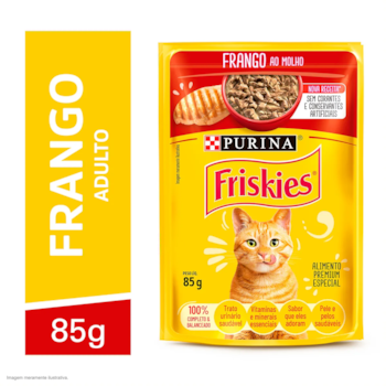 Ração Úmida Friskies Sachê Frango ao Molho Ração Úmida Friskies Sachê Frango ao Molho