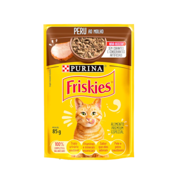 Ração Úmida Friskies Sachê Peru ao Molho