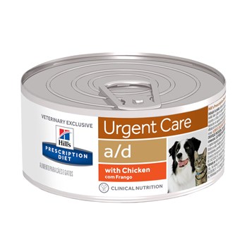 Ração Úmida Hill's Prescription Diet a/d para Cães e Gatos em Condições Críticas Convalescentes ou em Recuperação 156g