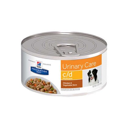 Ração Úmida Hill's Prescription Diet Lata C/D Multicare Cuidado Urinário para Cães Adultos com Doenças Urinárias 156g