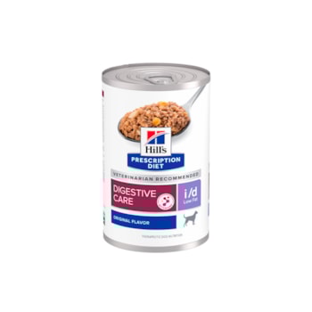 Ração Úmida Hill's Prescription Diet Lata I/D Gastrointestinal Low Fat com Baixa Caloria para Cães 370g